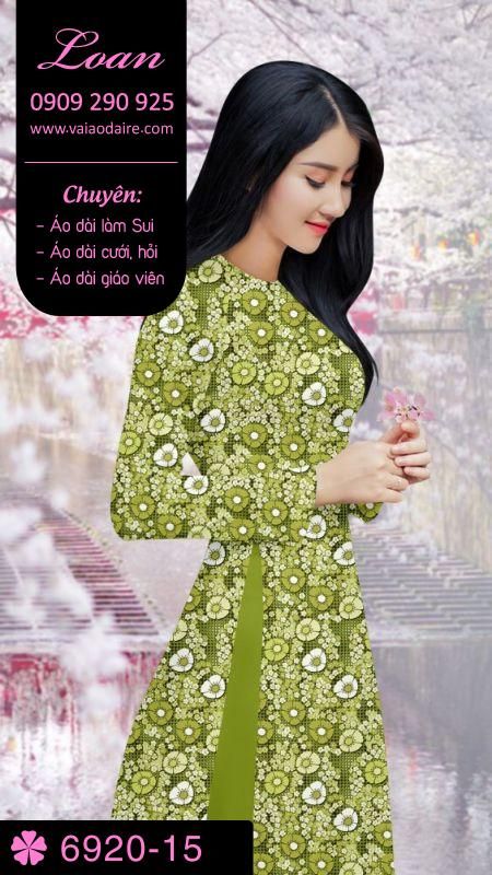 Vải áo dài hoa Sen Vải áo dài hoa Sen