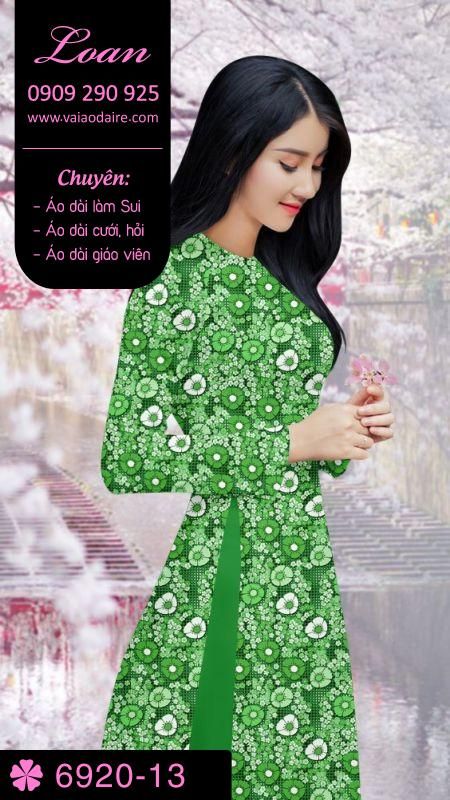 Vải áo dài hoa Sen Vải áo dài hoa Sen