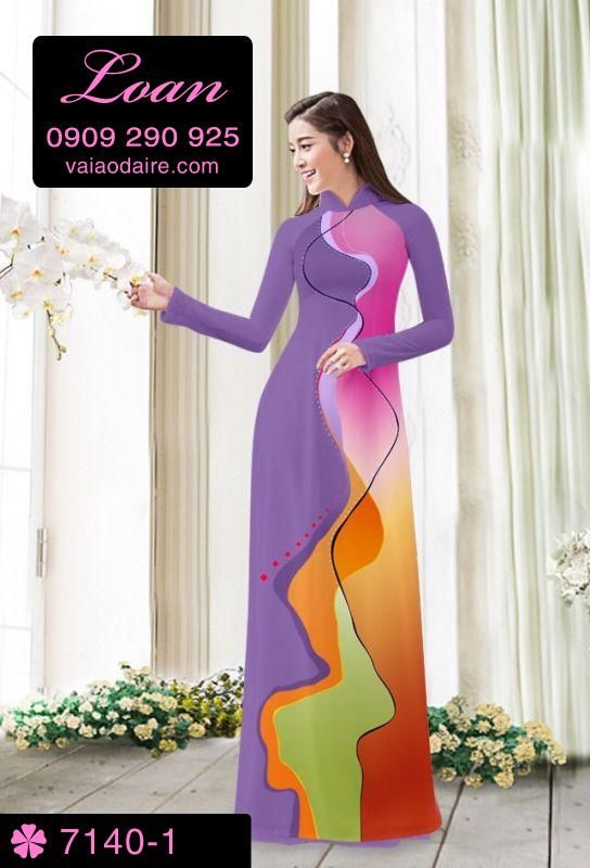Vải áo dài lập thể