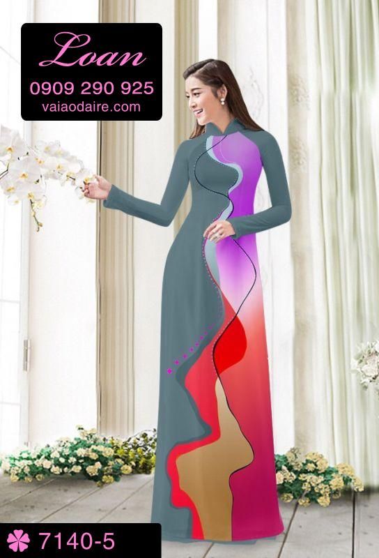 Vải áo dài lập thể