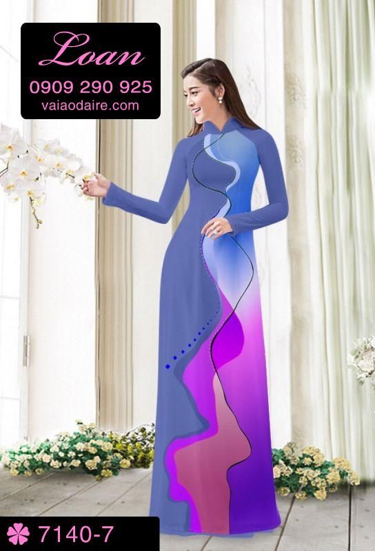 Vải áo dài lập thể