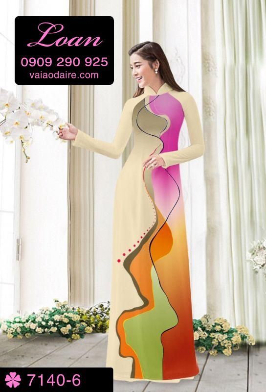 Vải áo dài lập thể