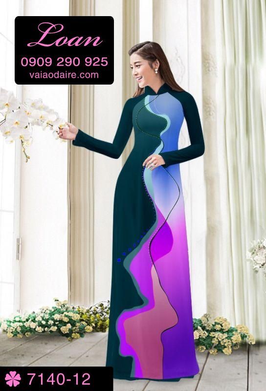 Vải áo dài lập thể