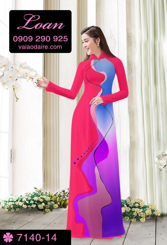 Vải áo dài lập thể