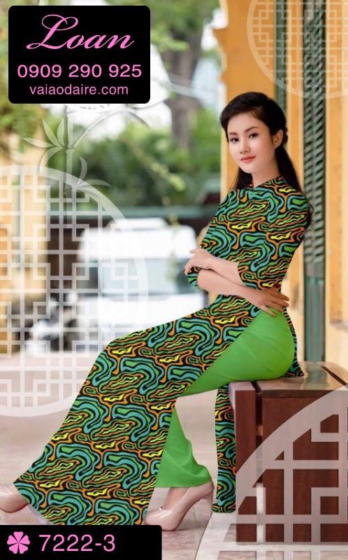 Vải áo dài vằn vện