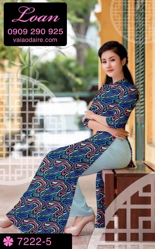 Vải áo dài vằn vện