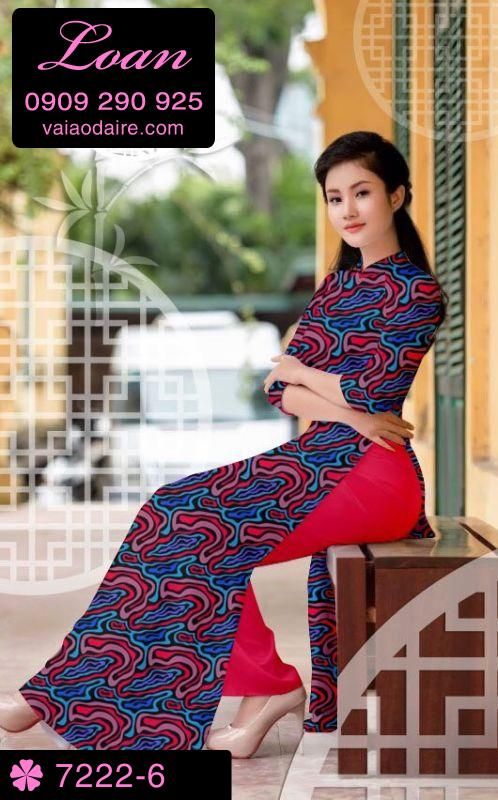 Vải áo dài vằn vện