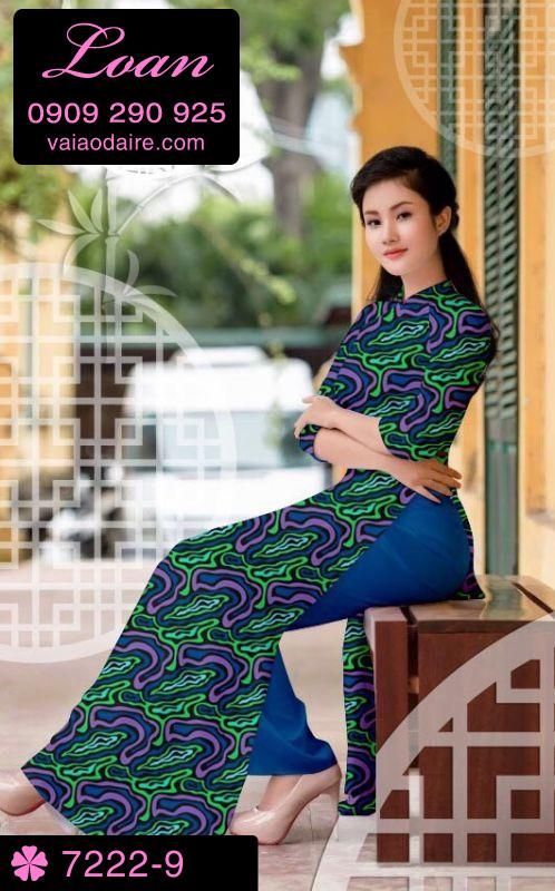 Vải áo dài vằn vện