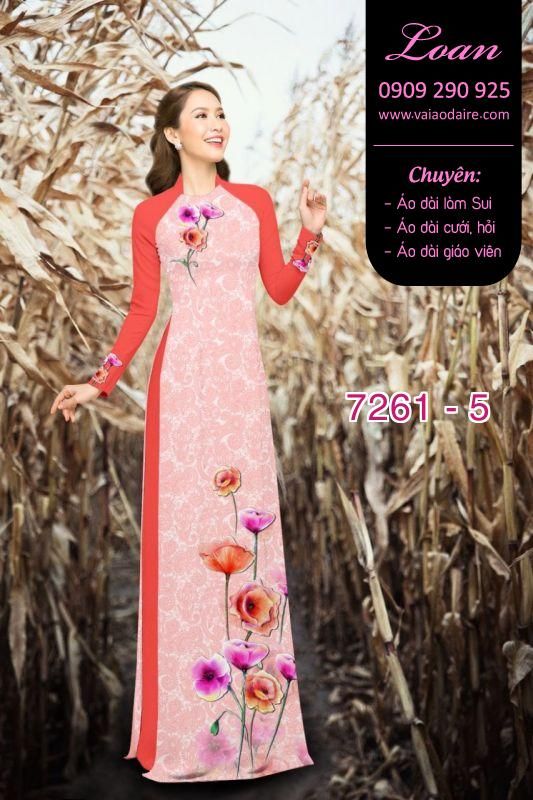 Vải áo dài cành hoa Vải áo dài cành hoa