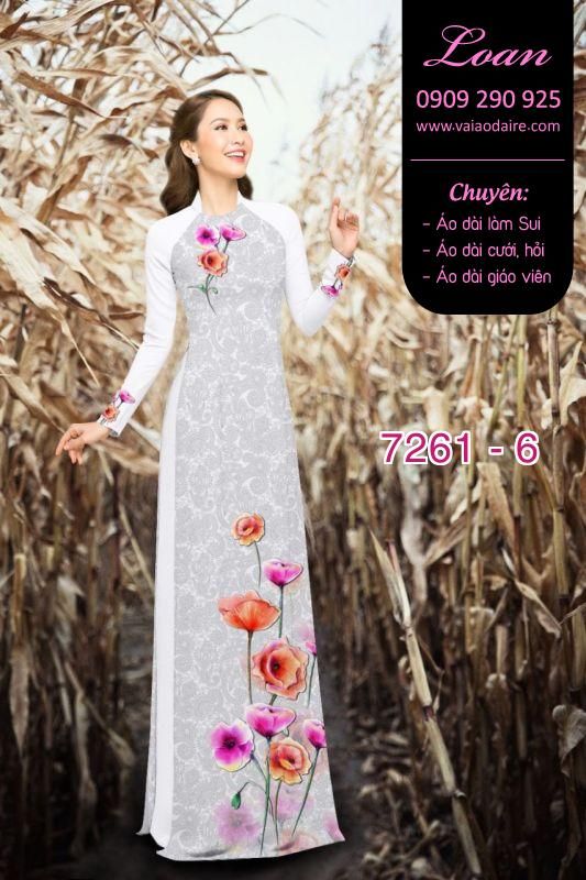 Vải áo dài cành hoa Vải áo dài cành hoa