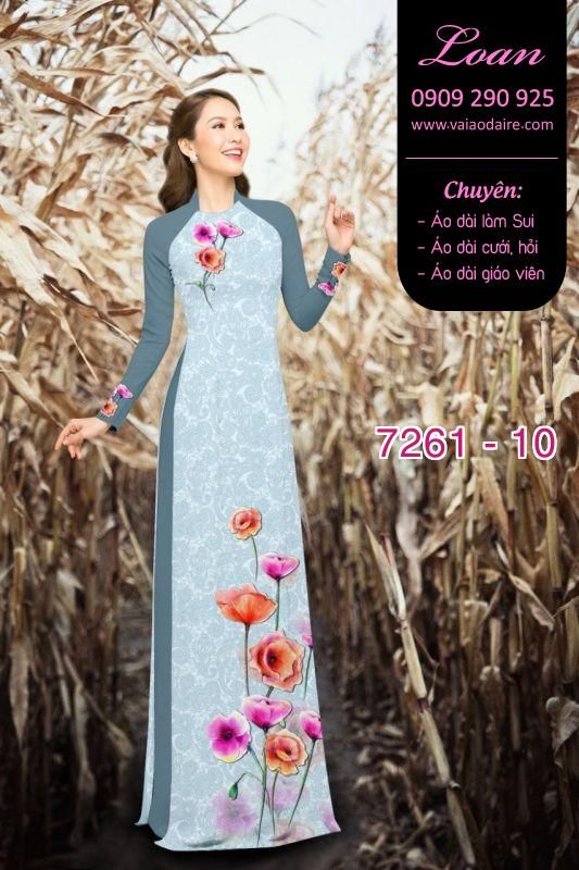 Vải áo dài cành hoa Vải áo dài cành hoa