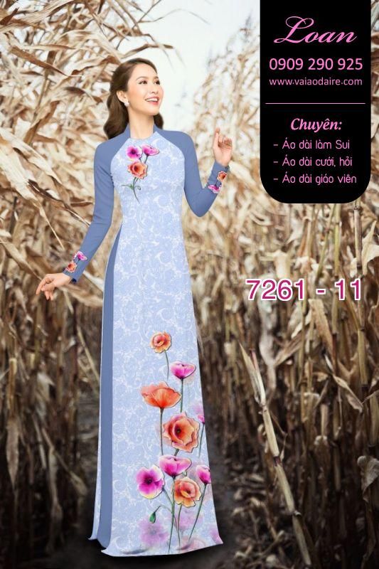 Vải áo dài cành hoa Vải áo dài cành hoa