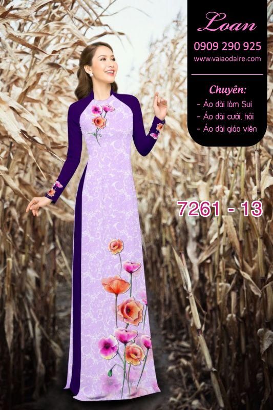 Vải áo dài cành hoa Vải áo dài cành hoa