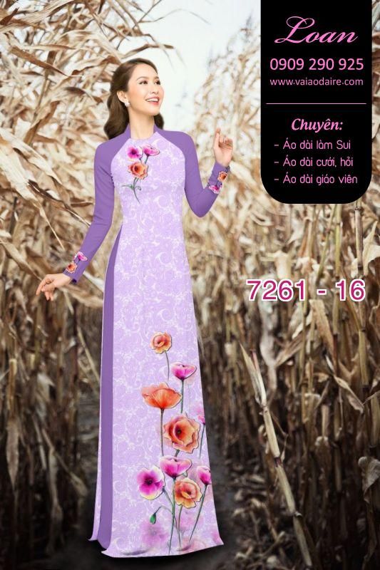 Vải áo dài cành hoa Vải áo dài cành hoa