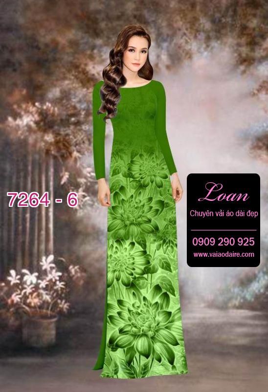 Vải áo dài hoa Sen mờ