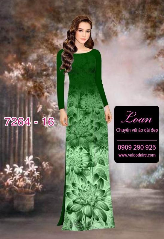 Vải áo dài hoa Sen mờ