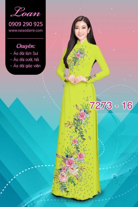 Vải áo dài hoa Hồng Vải áo dài hoa Hồng