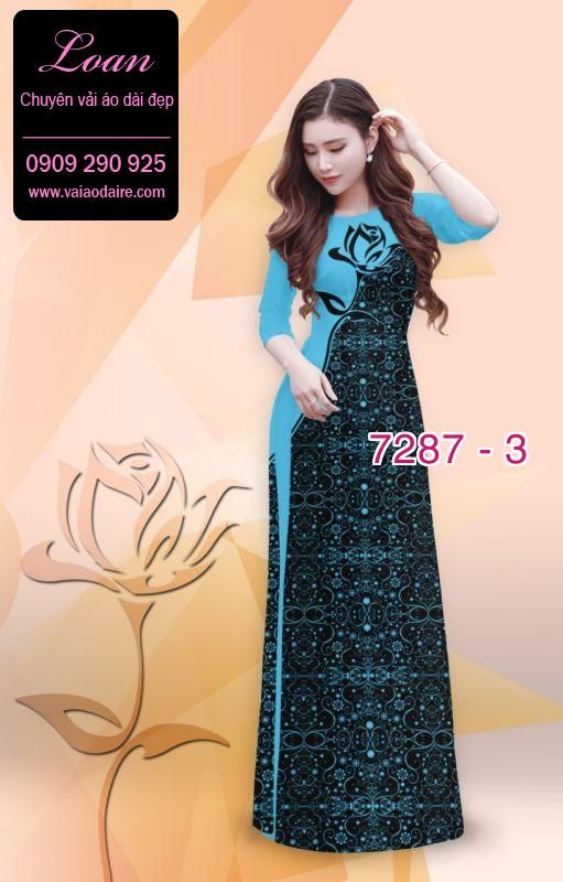 Vải áo dài hoa văn đẹp Vải áo dài hoa văn đẹp