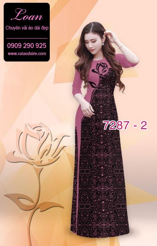 Vải áo dài hoa văn đẹp Vải áo dài hoa văn đẹp