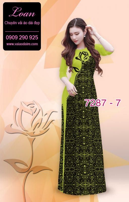 Vải áo dài hoa văn đẹp Vải áo dài hoa văn đẹp