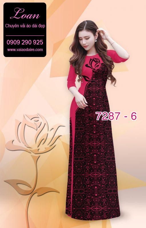 Vải áo dài hoa văn đẹp Vải áo dài hoa văn đẹp