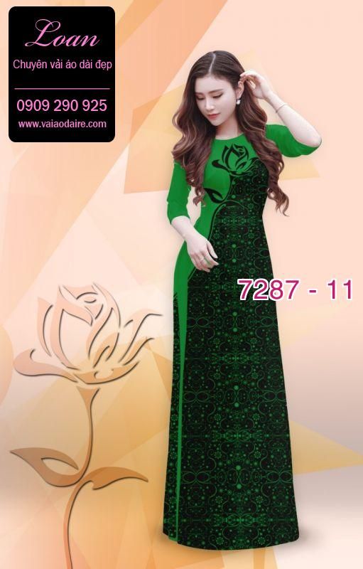 Vải áo dài hoa văn đẹp Vải áo dài hoa văn đẹp