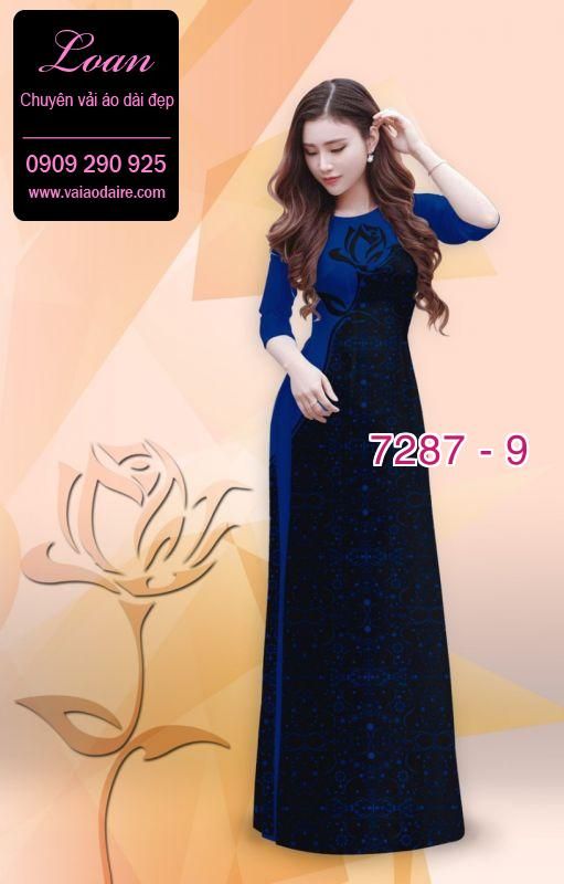 Vải áo dài hoa văn đẹp Vải áo dài hoa văn đẹp