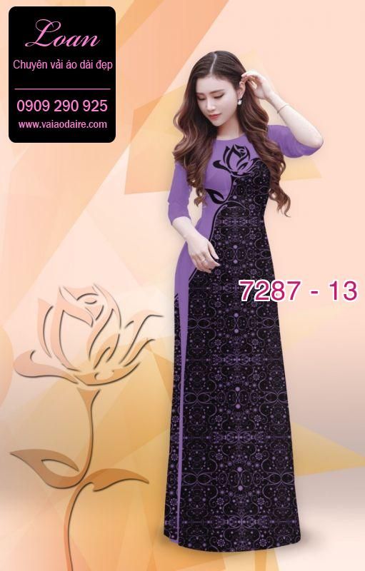 Vải áo dài hoa văn đẹp Vải áo dài hoa văn đẹp