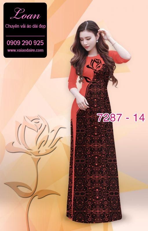 Vải áo dài hoa văn đẹp Vải áo dài hoa văn đẹp