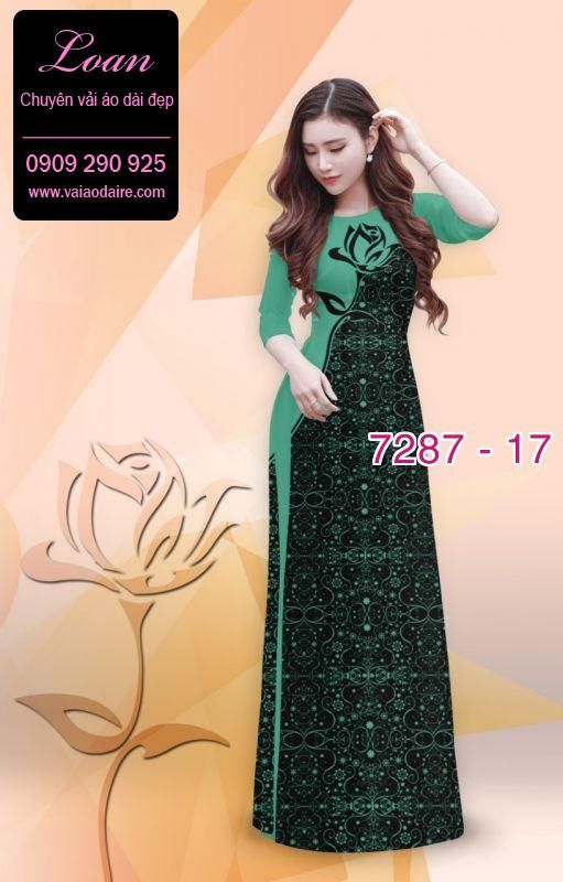 Vải áo dài hoa văn đẹp Vải áo dài hoa văn đẹp