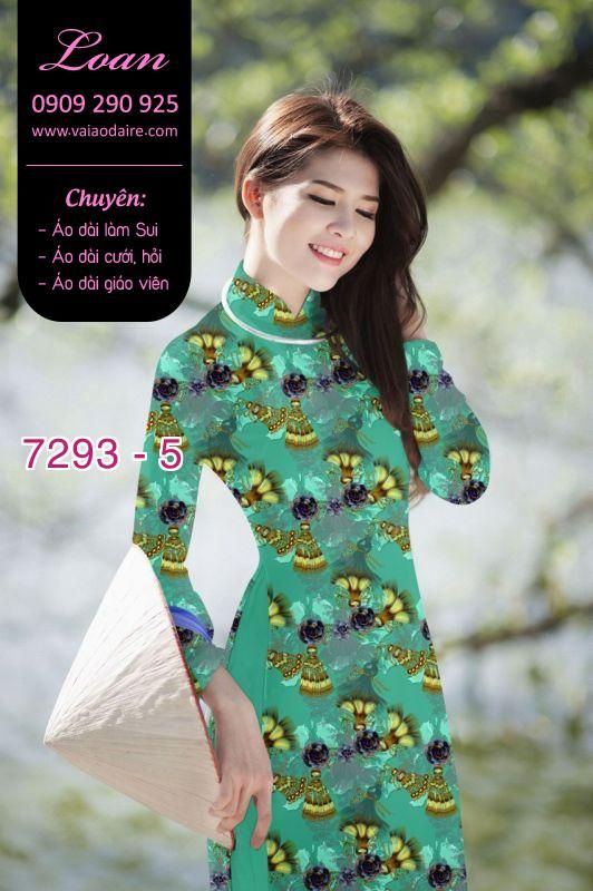 Vải áo dài hoa nhỏ Vải áo dài hoa nhỏ