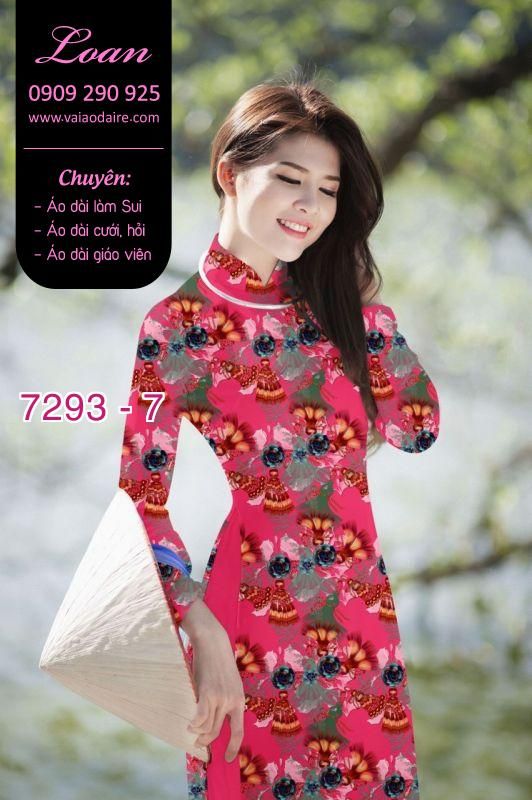 Vải áo dài hoa nhỏ Vải áo dài hoa nhỏ