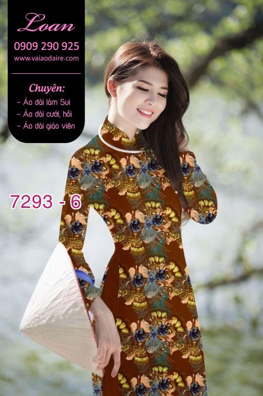 Vải áo dài hoa nhỏ Vải áo dài hoa nhỏ