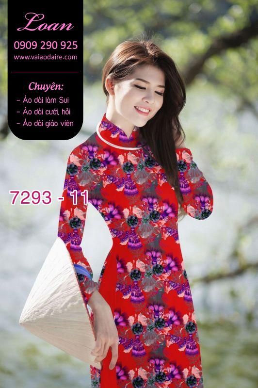 Vải áo dài hoa nhỏ Vải áo dài hoa nhỏ