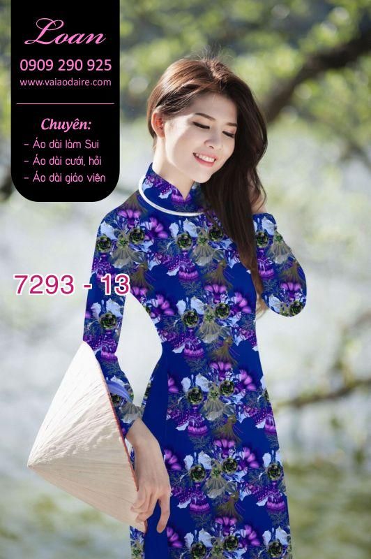 Vải áo dài hoa nhỏ Vải áo dài hoa nhỏ