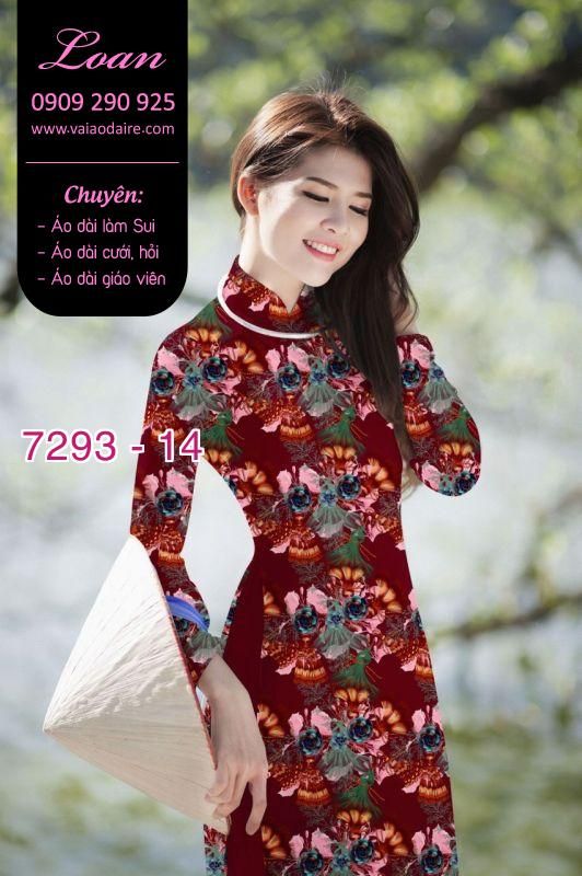 Vải áo dài hoa nhỏ Vải áo dài hoa nhỏ