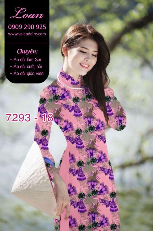 Vải áo dài hoa nhỏ Vải áo dài hoa nhỏ
