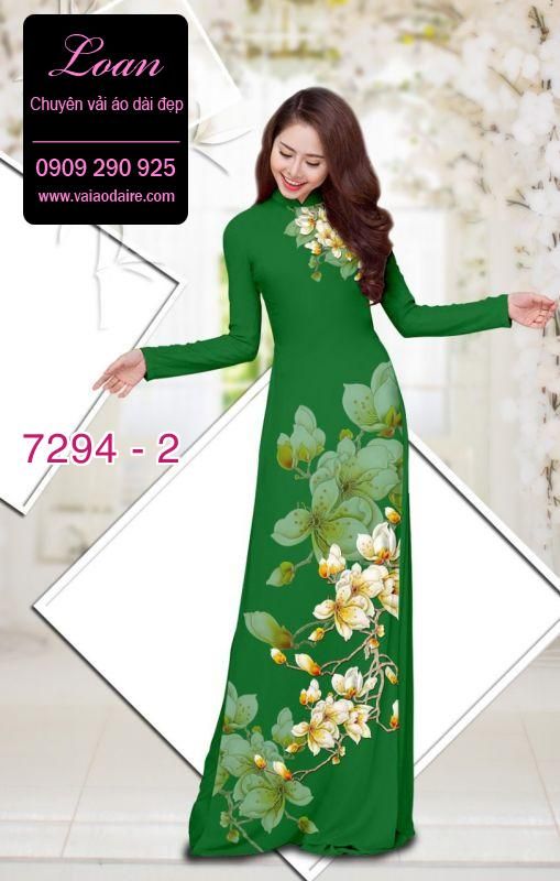 Vải áo dài hoa Sứ