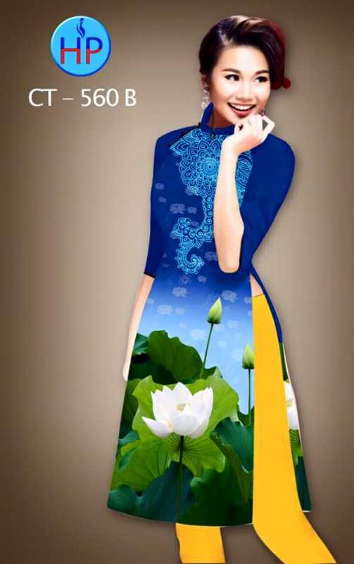 Vải áo dài Cách Tân hoa Sen Vải áo dài Cách Tân hoa Sen