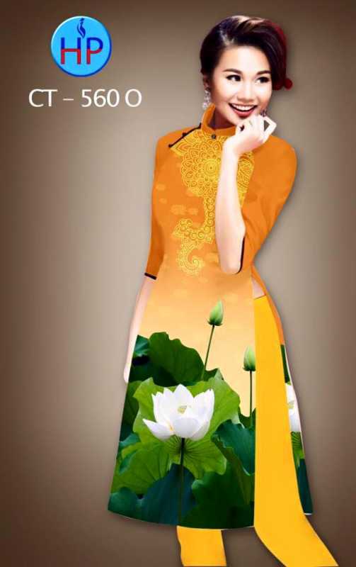 Vải áo dài Cách Tân hoa Sen Vải áo dài Cách Tân hoa Sen
