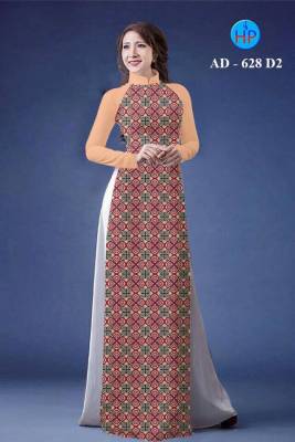 Vải áo dài hoa nhí-DT 732