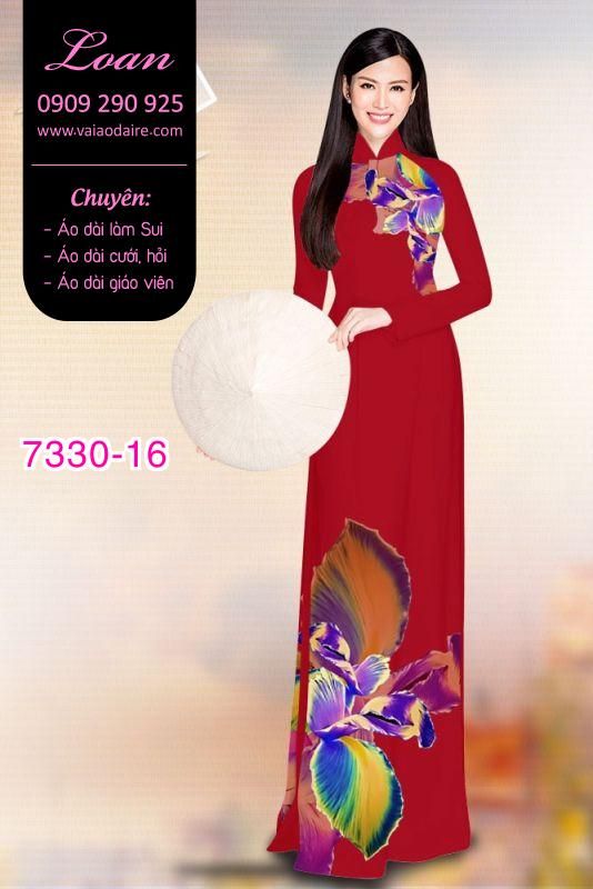 Vải áo dài hoa 3D Vải áo dài hoa 3D