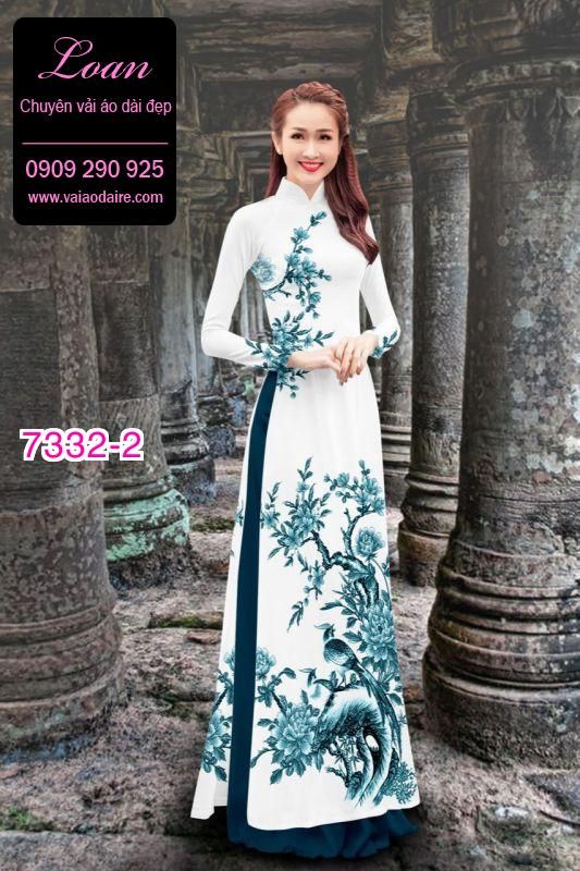 Vải áo dài phong cảnh Vải áo dài phong cảnh