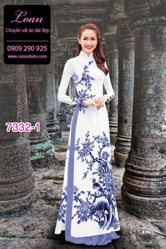 Vải áo dài phong cảnh Vải áo dài phong cảnh