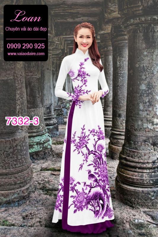Vải áo dài phong cảnh Vải áo dài phong cảnh
