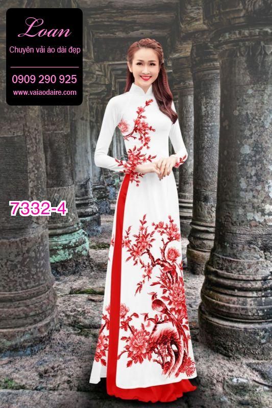 Vải áo dài phong cảnh Vải áo dài phong cảnh