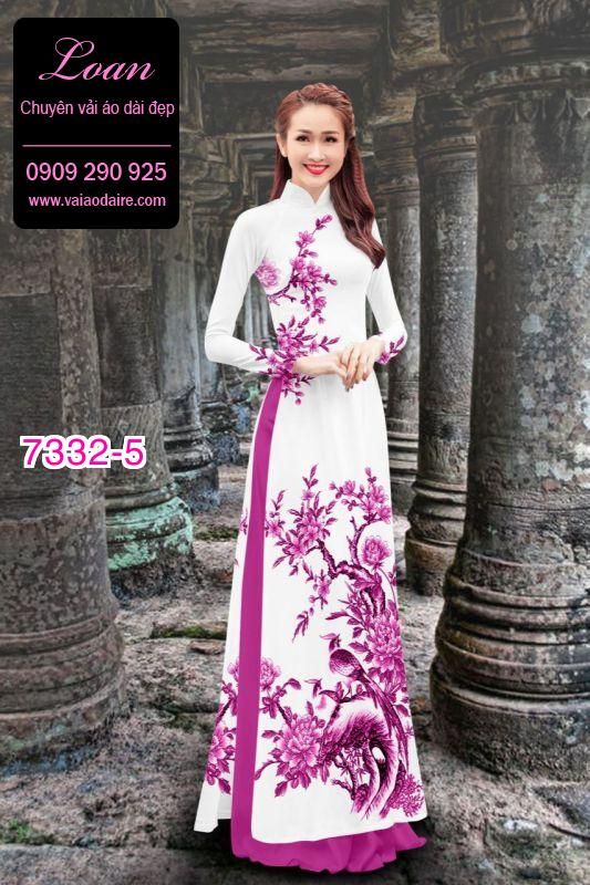 Vải áo dài phong cảnh Vải áo dài phong cảnh