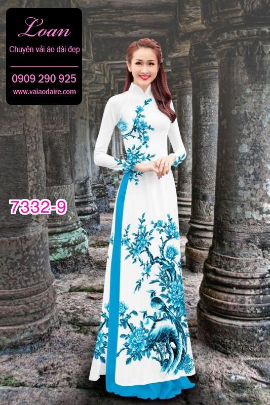 Vải áo dài phong cảnh Vải áo dài phong cảnh
