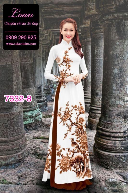 Vải áo dài phong cảnh Vải áo dài phong cảnh