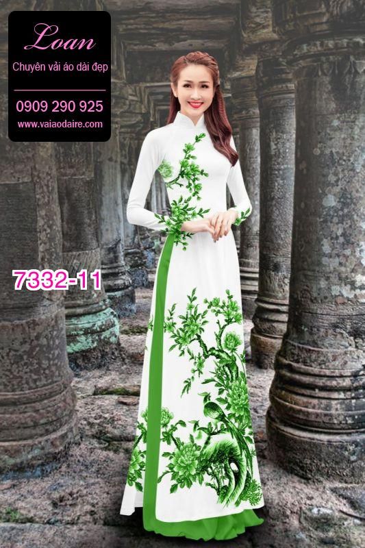 Vải áo dài phong cảnh Vải áo dài phong cảnh